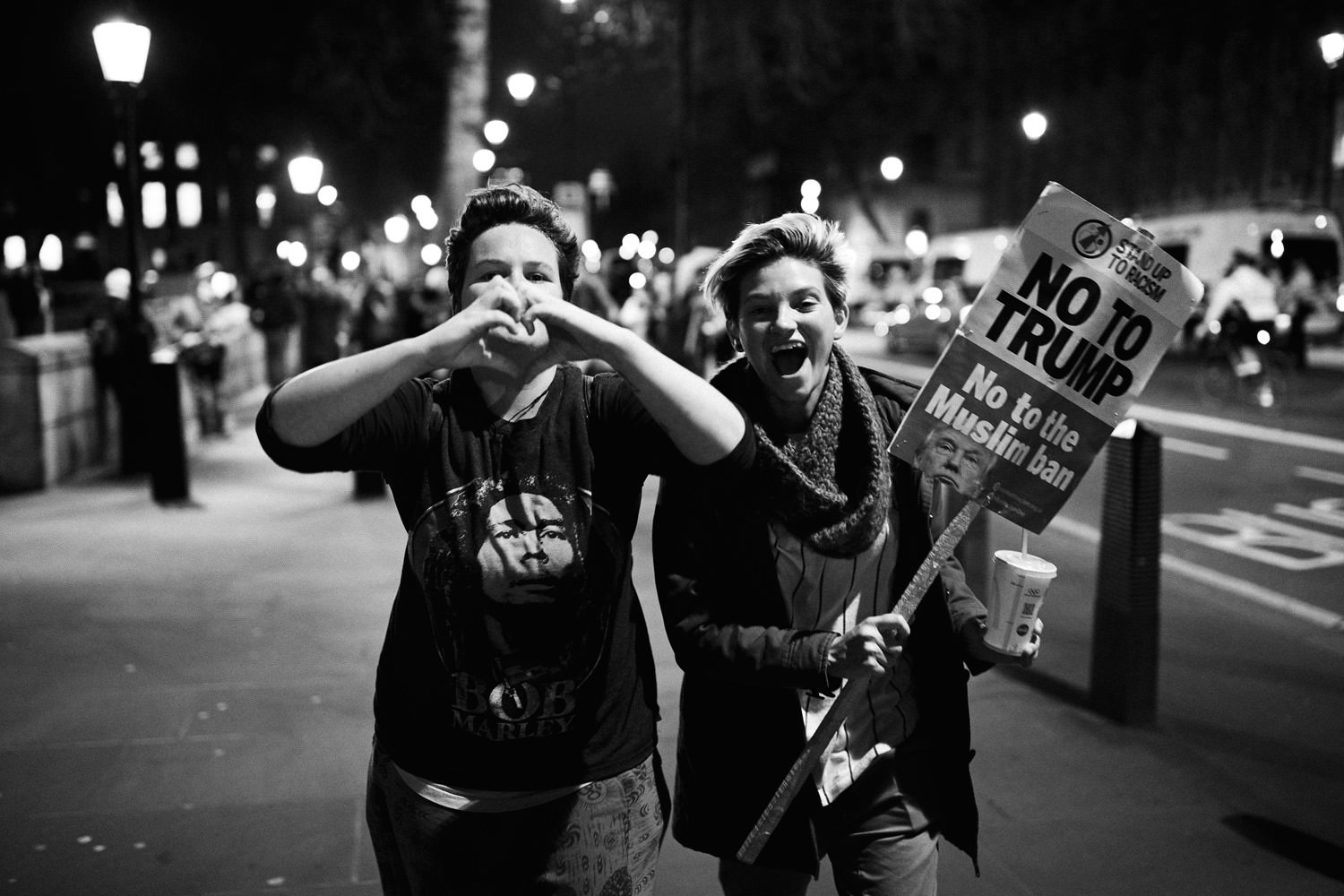 Donald Trump state visit march