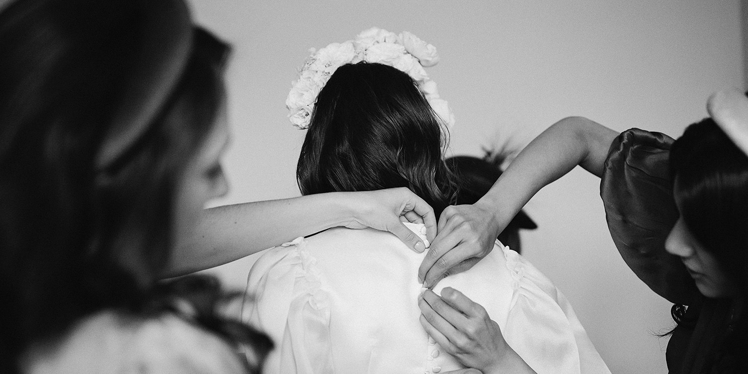 Rowan Blossom Painswick house wedding
